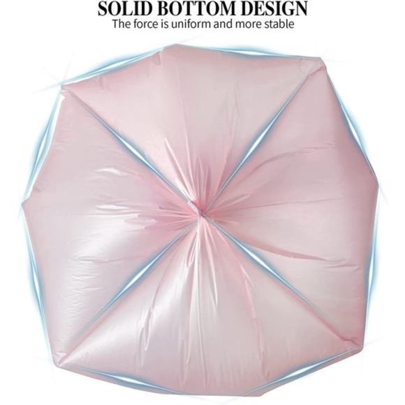 5 Rolls Small Trash Bags-100 Counts Durable 4 Gallon Small Garbage Bags for home - Picture 5 of 6